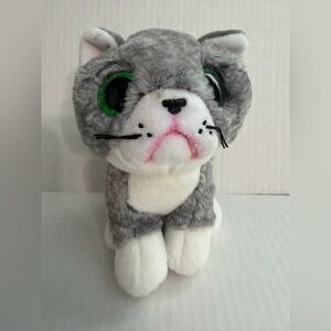 Ty Beanie Boos Fergus the Gray Cat Plush Plush